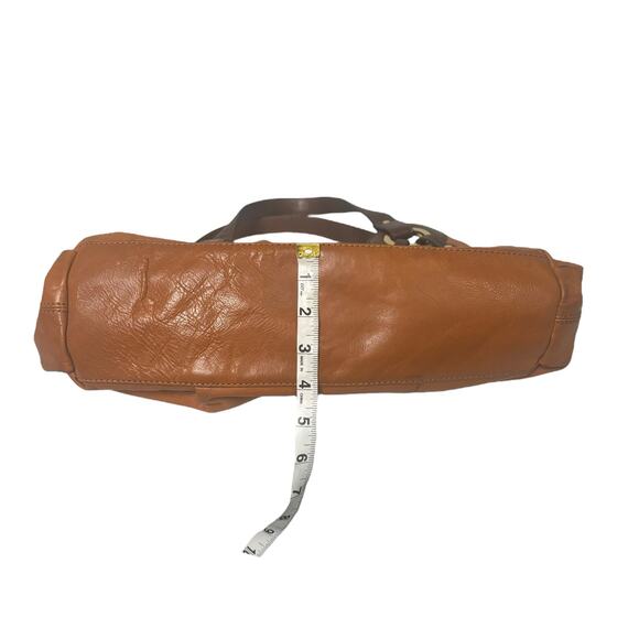 Michael Kors Drawstring Bucket Bag Phoebe Brown Tan Leather Handbag Hobo Purse - Picture 12 of 12